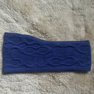 Coach New Blue purpleish Knit Headband/ head wrap